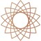 Ekena Millwork Eleanor Wood Fretwork Pierced Ceiling Medallion, Cherry, 38"OD x 14 5/8"ID x 1/4"T CMWP38X38X0250EACH - alternate 4